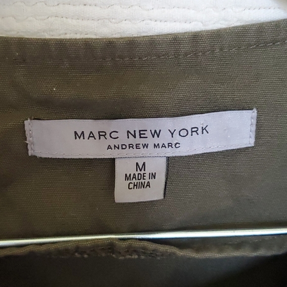 Cotton Twill Flap Vest w/ Vegan Leather Detailing - Picture 2 of 8